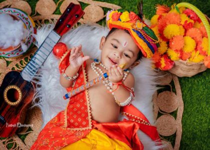 Shivaratri themed baby photo shoot,Baby themes Photo shoot in Bangalore