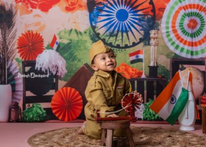 Independence Day Baby Photoshoot in Bangalore, Independence day shoot